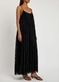 Toteme Floral-Embroidered tulle Maxi Dress