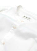 Dries Van Noten White Collarless Shirt