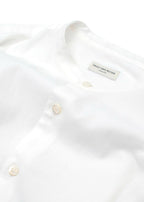 Dries Van Noten White Collarless Shirt