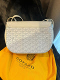 White Canvas & Chevroches Calfskin Yellow Tavenay Suede