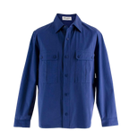 Saint Laurent Purple Cotton Overshirt