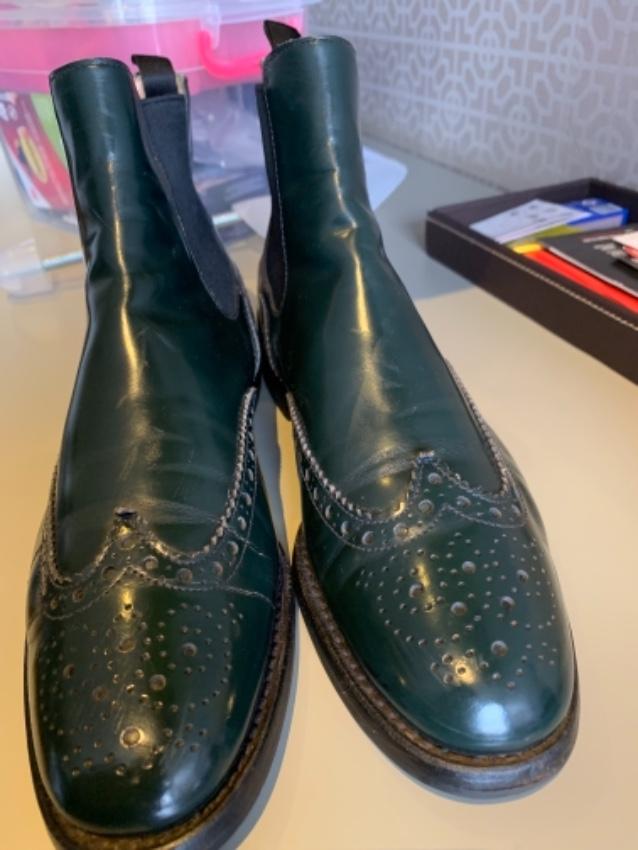 Church's Bottle Green Ketsby Brogue Ankle Boots