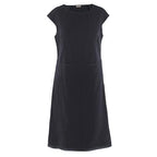 Bottega Veneta Navy Fitted Shift Dress