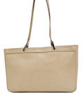 Vintage Jackie Beige Patent Leather Shoulder Bag