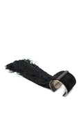 Tom Ford Black Suede Tassel Cuff Bracelet