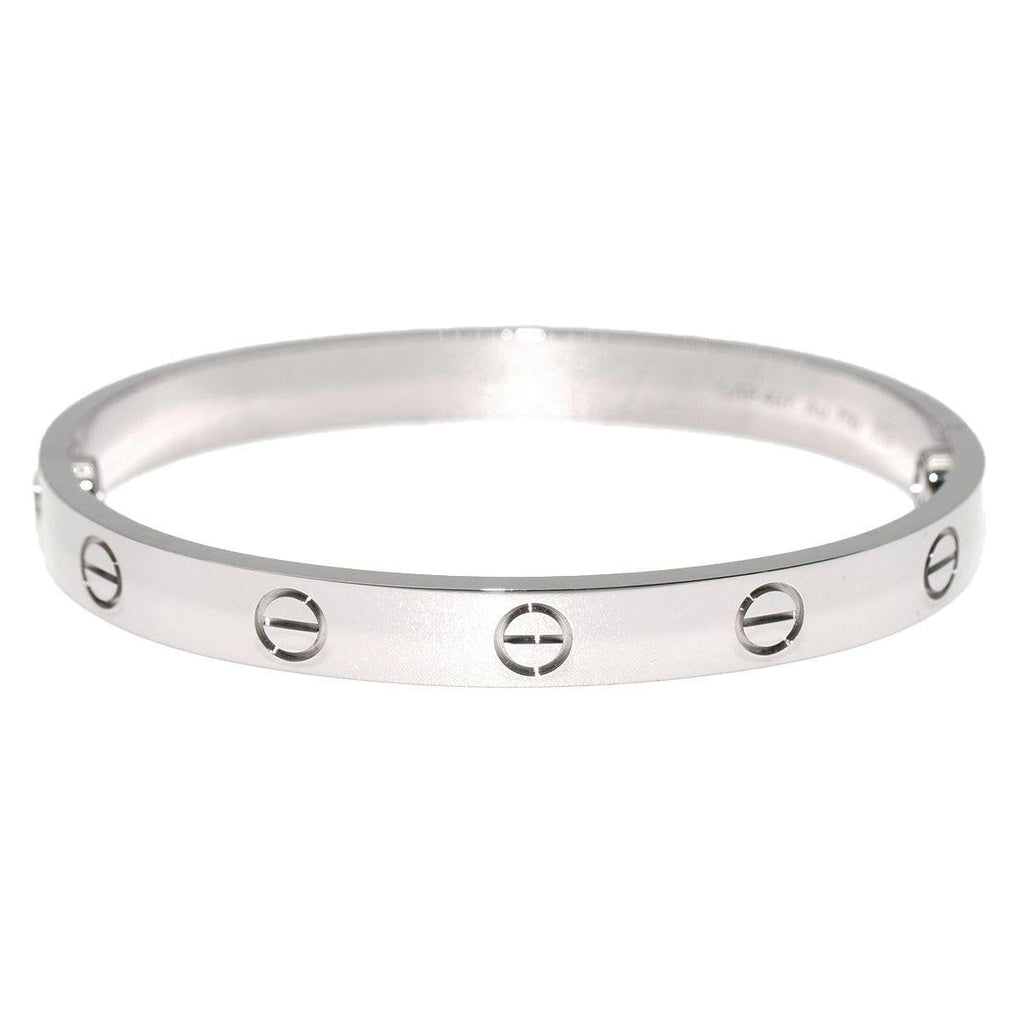 Cartier LOVE Classic White Gold Bracelet 16 (with Box