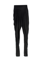 Alexander McQueen Black Silk Blend Harem Pants