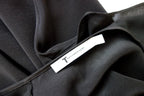 T by Alexander Wang Silk Dress with Sheer Mesh Inserts