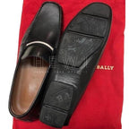 Bally Mens Black Stitch Detail Loafers