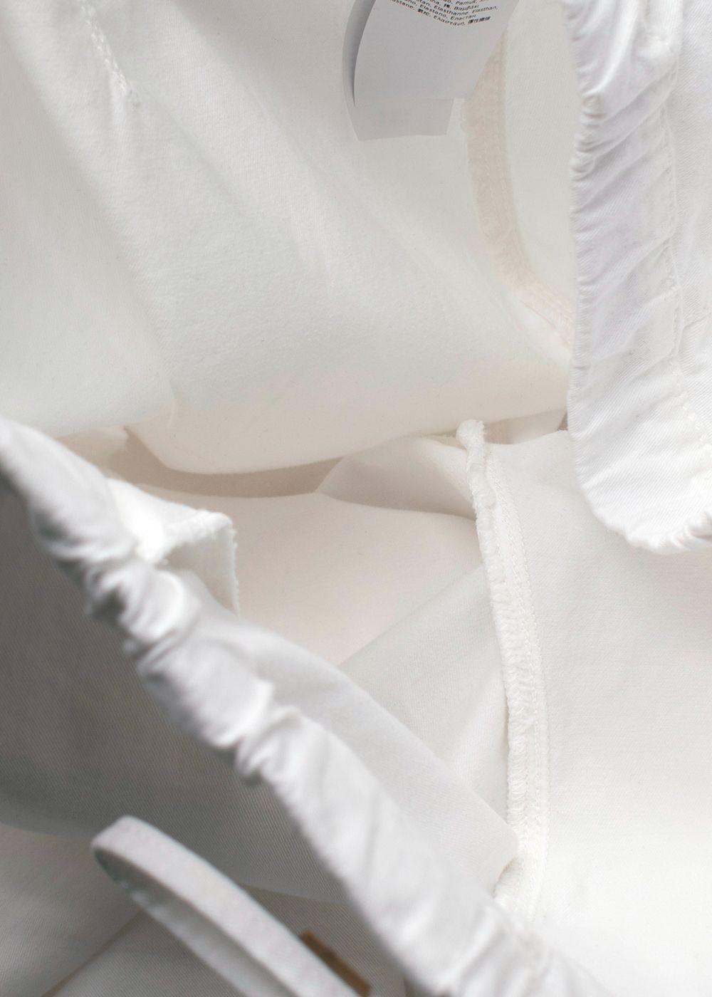 MaxMara White Straight Leg Trousers