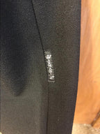 Armani Jeans Single Breasted Black Zip Detail Coat