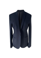 Navy Blue Single Breasted Blazer