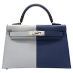 Kelly 20cm Bleu Glacier & Bleu Indigo Epsom Leather HSS Special Order PHW