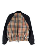 Burberry Brown  Harlington Check Bomber Jacket