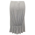 Future Ozbek Grey Stretch Skirt