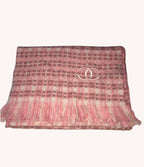 Chanel Pink  Cashmere Scarf