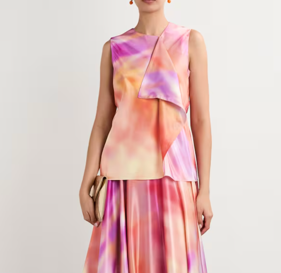 Roksanda Satin Kiara Blouse