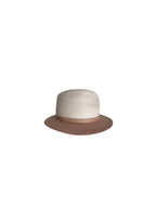 Raffia & pink cotton Playa straw hat