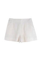 Matthew Williamson Cream Linen Shorts