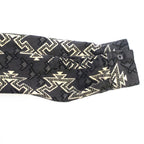 BDG Charcoal and white geometric print shirt