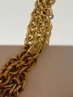 Chanel Vintage Gold Plated Necklace/Belt 2001