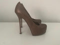 Saint Laurent Leather Platform Tribtoo Pumps