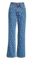 Dorianna Mid-Rise Straight-Leg Jeans