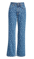 Dorianna Mid-Rise Straight-Leg Jeans
