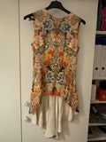 Alexander McQueen Floral Peplum Top