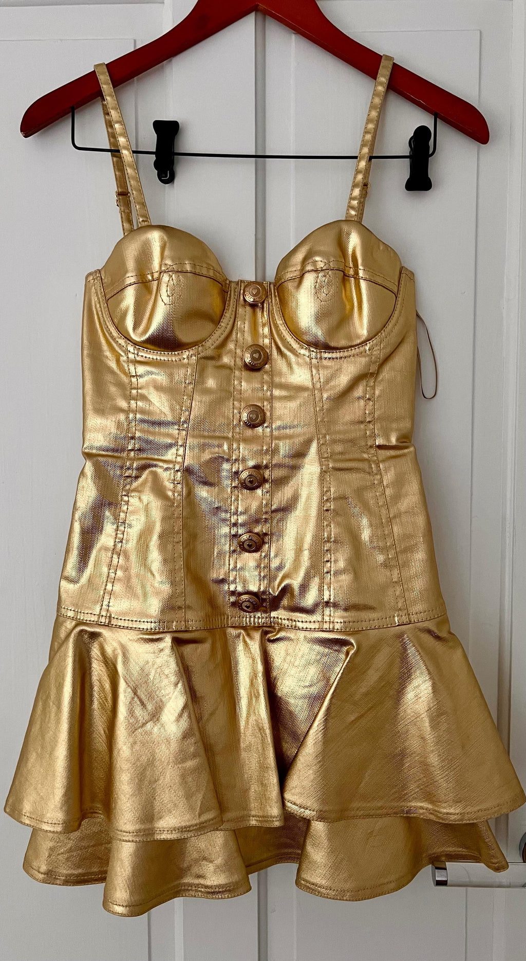 Moschino Couture Vintage Gold Dress And Jacket Barbie Collection
