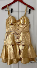 Moschino Couture Vintage Gold Dress And Jacket Barbie Collection