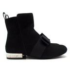 Miss KG Girls Black Suede Ankle Boots