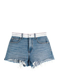 Alexander Wang Denim Shorts with Branded Waistband