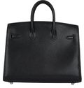 Hermès Birkin 20 Sellier "Bouclerie Moderne Casaque" Chèvre Chamkila Noir with Palladium Hardware