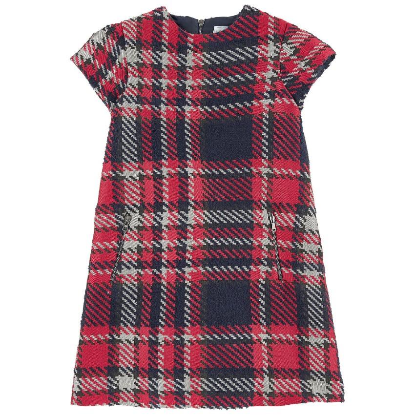 Tartine Et Chocolat Tartan Shift Dress