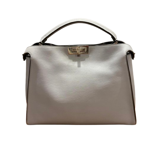 Fendi Grey Peekaboo Tote