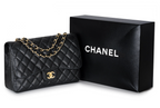 Chanel Black Caviar Jumbo Classic Single Flap Bag