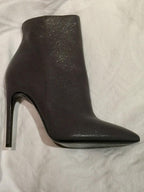 Pollini Metallic Leather Ankle Boots