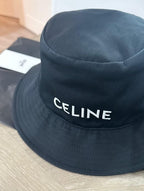 Celine Black Bucket hat