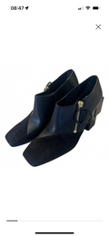 Loewe Black Leather/Suede Ankle Boots