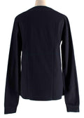 Prada Indigo Long Sleeve Top