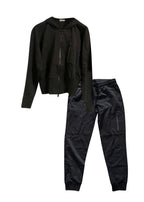 Brunello Cucinelli Black Jacket and Joggers Tracksuit