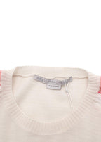 Stella McCartney Beige Contrast Sleeve Wool Sweater