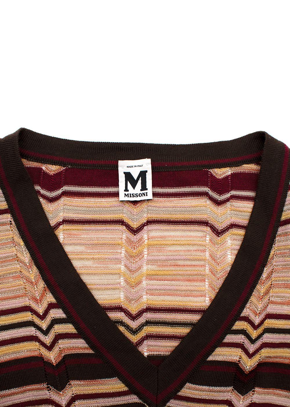 Missoni Stripe Multicolour Belted Dress