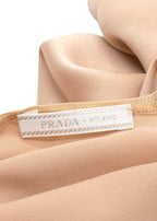 Prada Champagne Silk Slip Dress