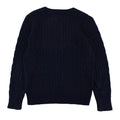 Polo Ralph Lauren Navy Cotton Cable Knit Sweater