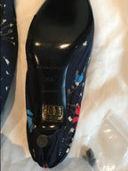 Balenciaga Floral Print Knife Mules