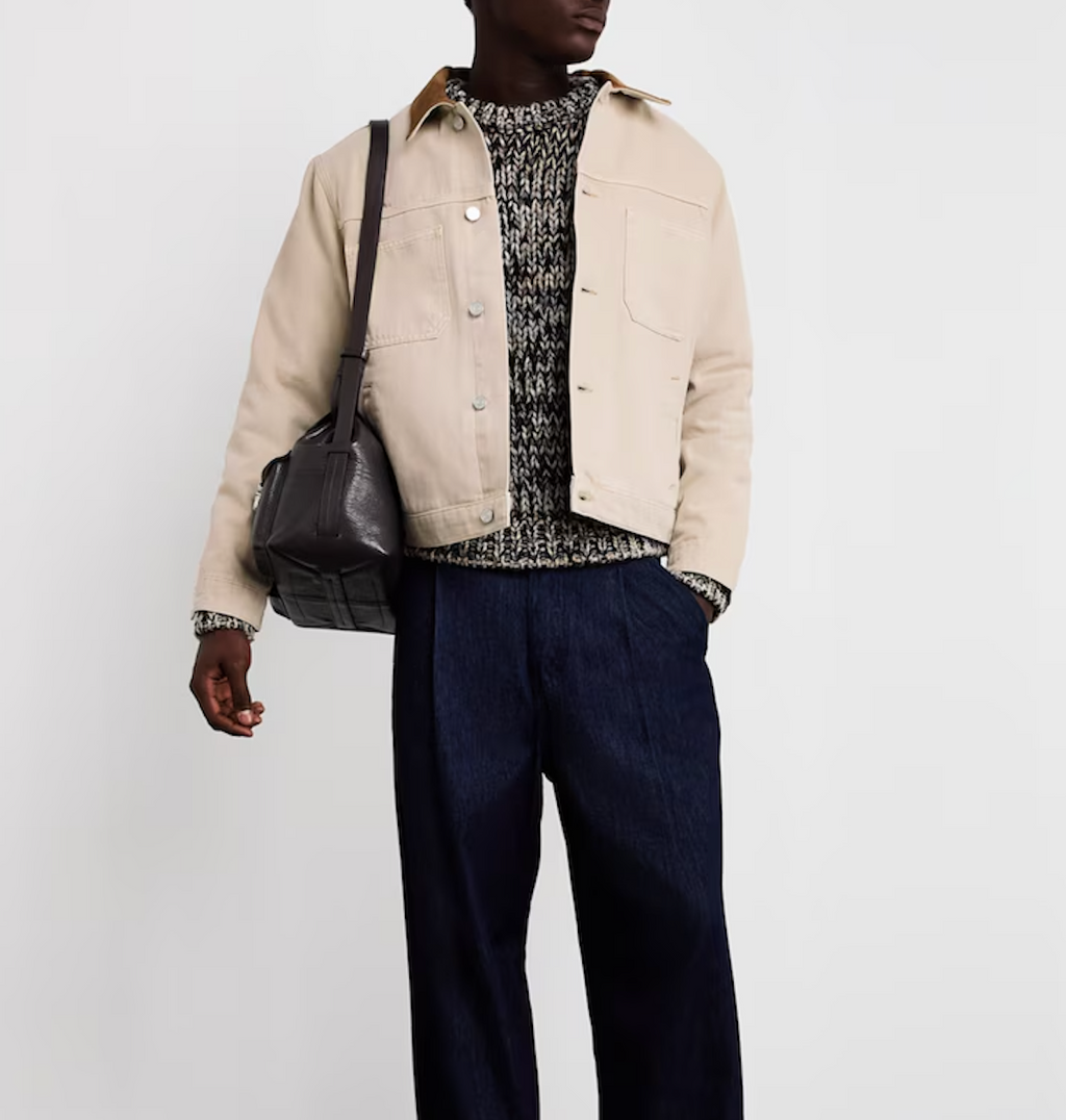 Frame Cotton Canvas Work Jacket