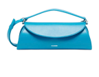 Turquoise Leather Cannolo bag