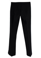 Emilio Pucci Black Straight-leg Trousers